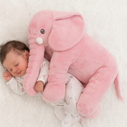 Soft Baby Elephant Support Pillow Cute Nursery Accessory