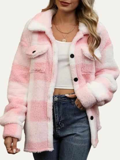 Ladies Classic Check Flannel Jacket