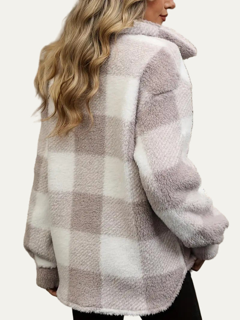 Ladies Classic Check Flannel Jacket
