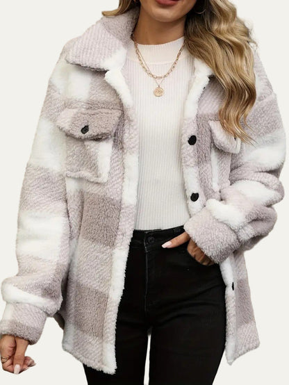 Ladies Classic Check Flannel Jacket