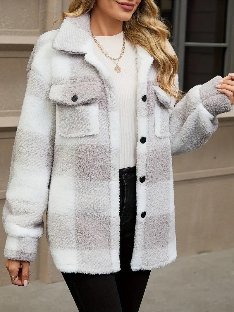 Ladies Classic Check Flannel Jacket