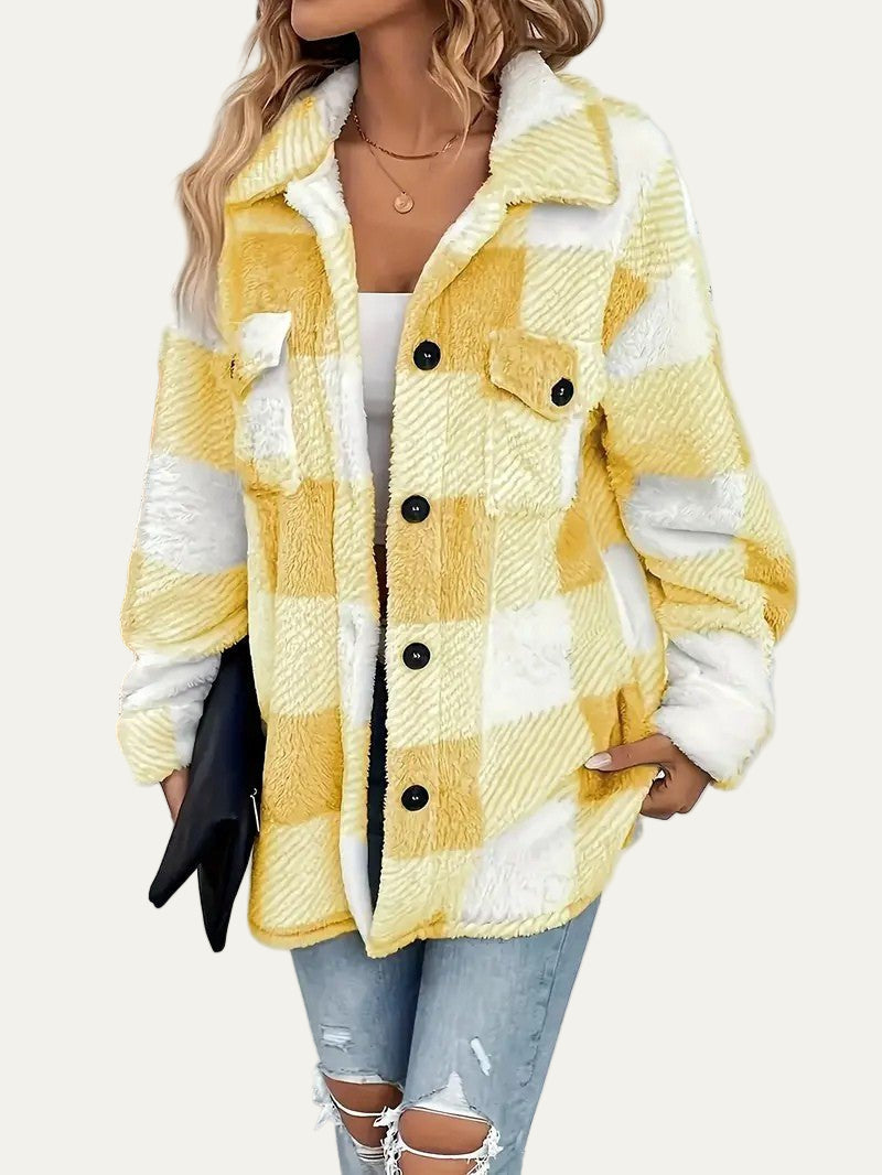 Ladies Classic Check Flannel Jacket