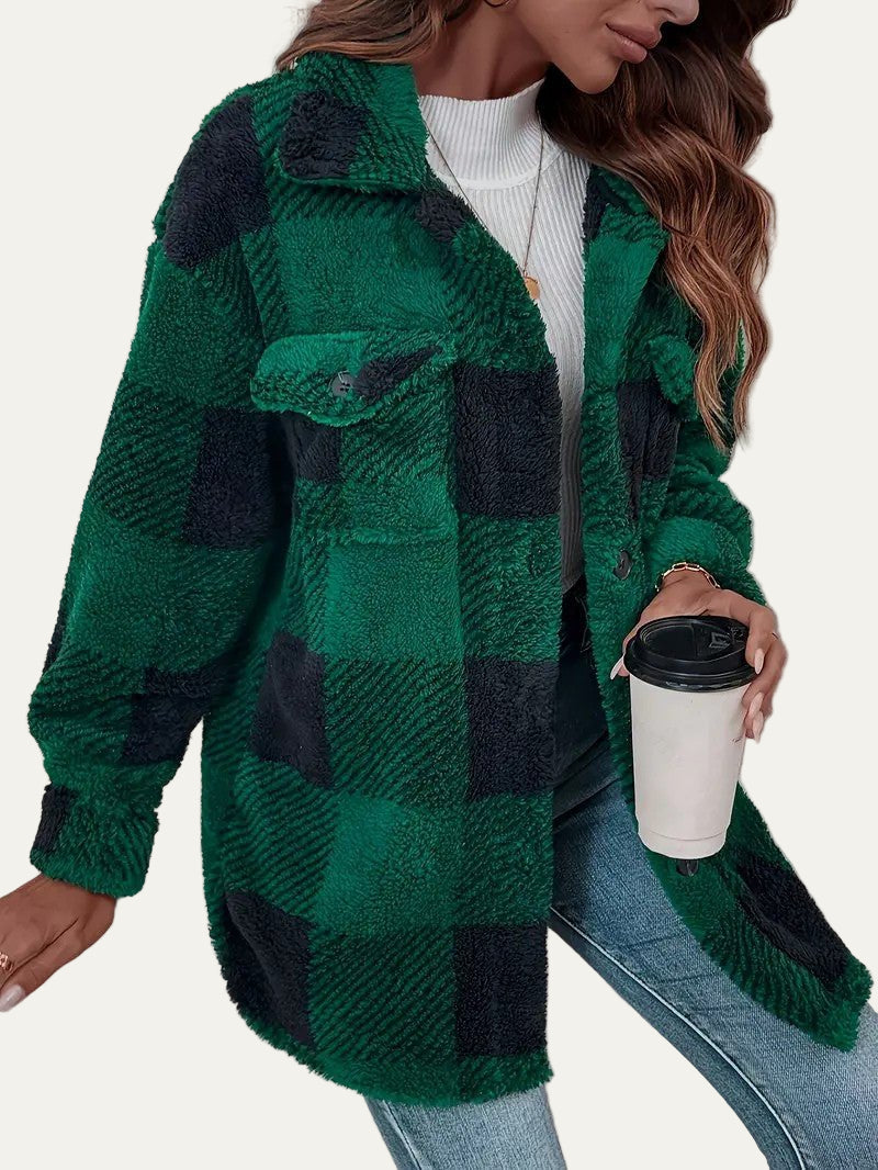 Ladies Classic Check Flannel Jacket