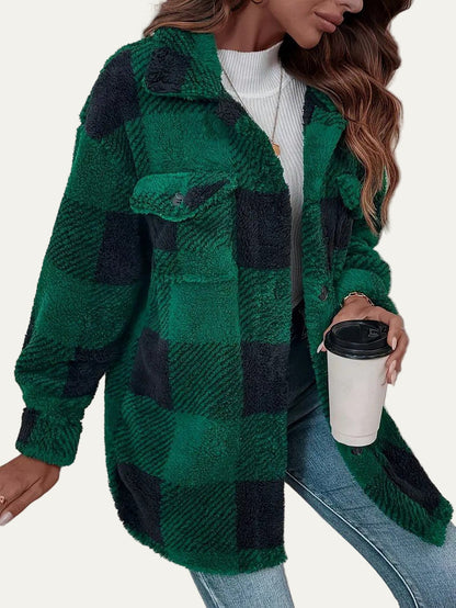 Ladies Classic Check Flannel Jacket