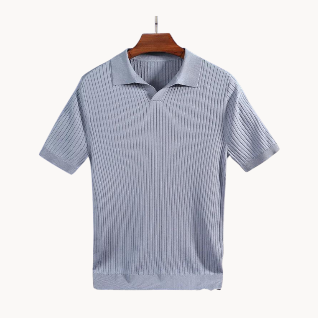 Slim Fit Polo Shirt with Stretchy Fabric