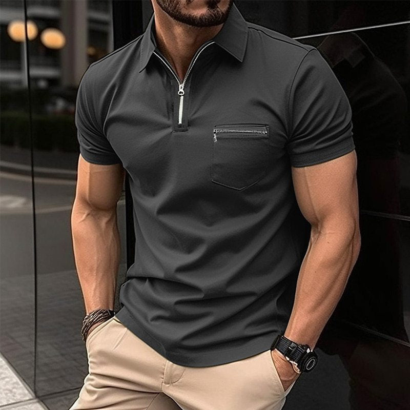 Comfortable Polo Shirt - Soft Relaxed Fit - OutfitLondon