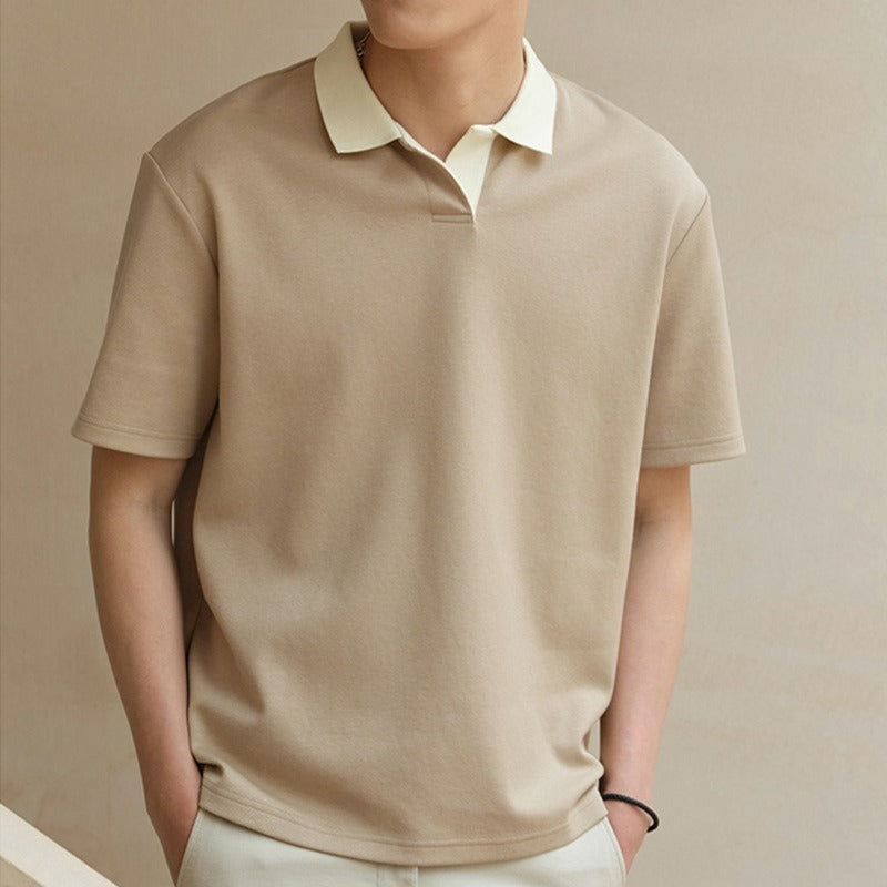 Comfortable Fit Polo Shirt - Soft Blend & Relaxed Style