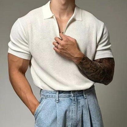 Comfortable Fit Polo Shirt Moisture Wicking Men's Tee