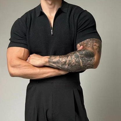 Comfortable Fit Polo Shirt Moisture Wicking Men's Tee