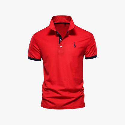 Comfortable Fit Polo Shirt with Lightweight Fabric