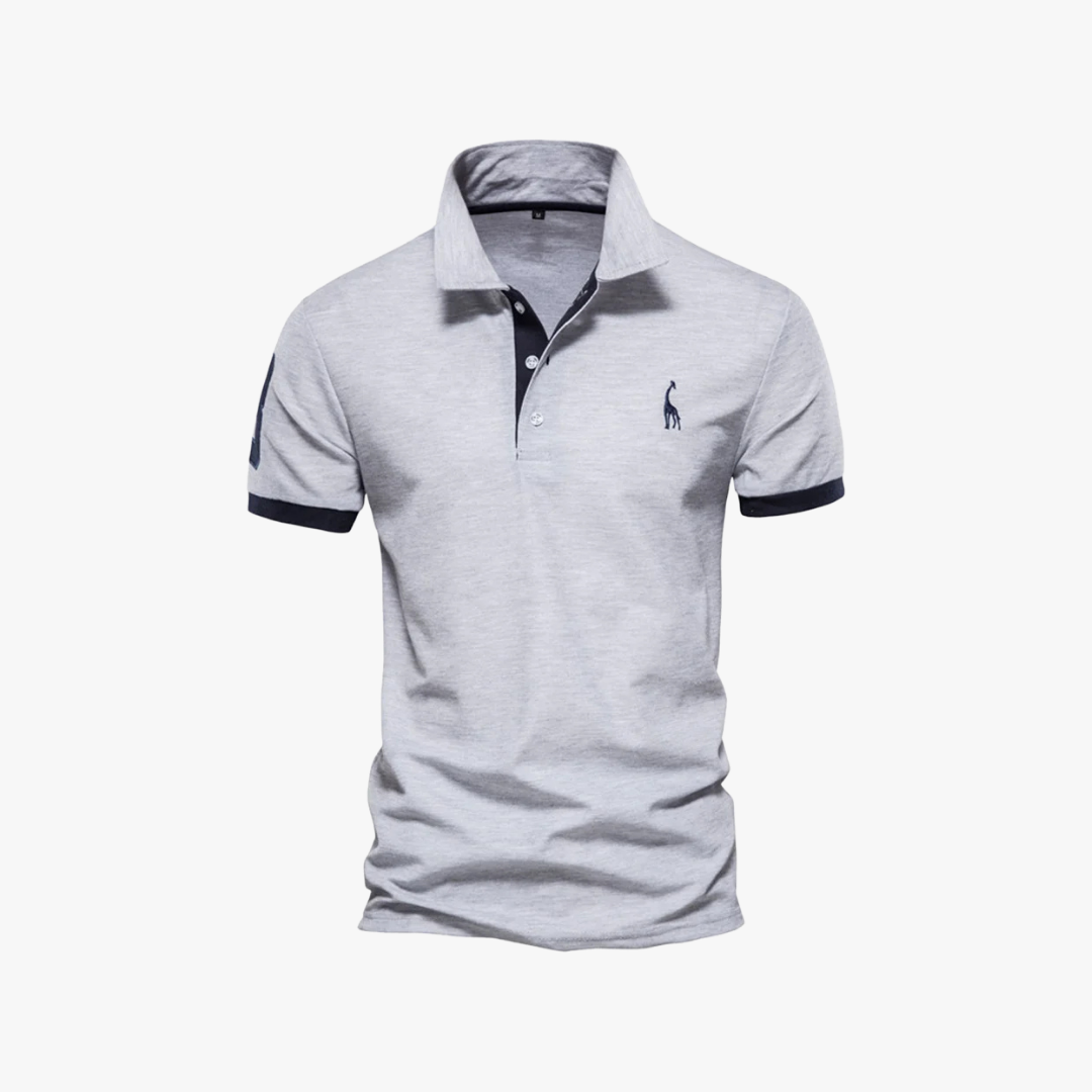 Comfortable Fit Polo Shirt with Lightweight Fabric