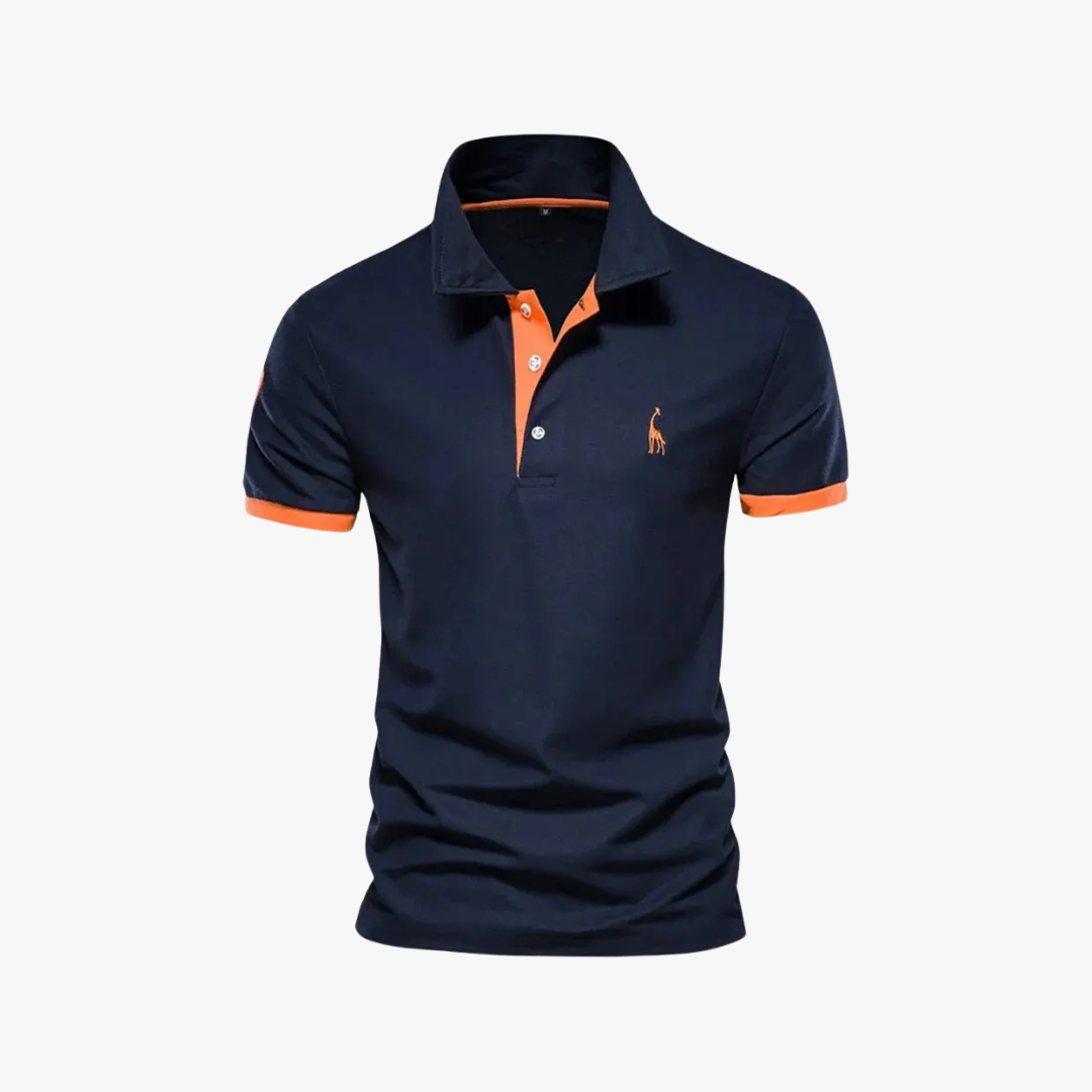 Comfortable Fit Polo Shirt with Lightweight Fabric - OutfitLondon