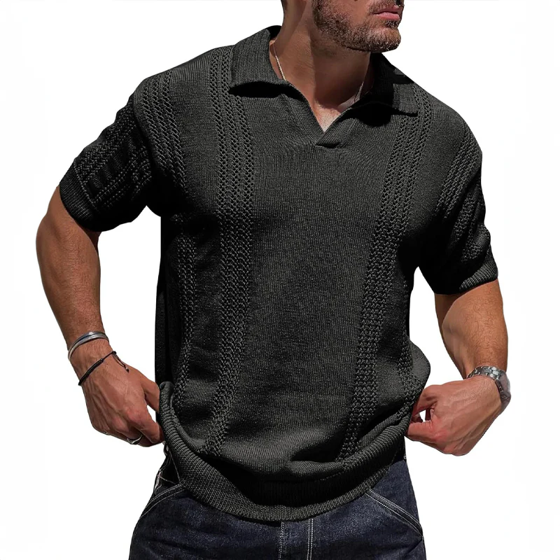 Lightweight Polo Shirt with Cool Mesh Fabric