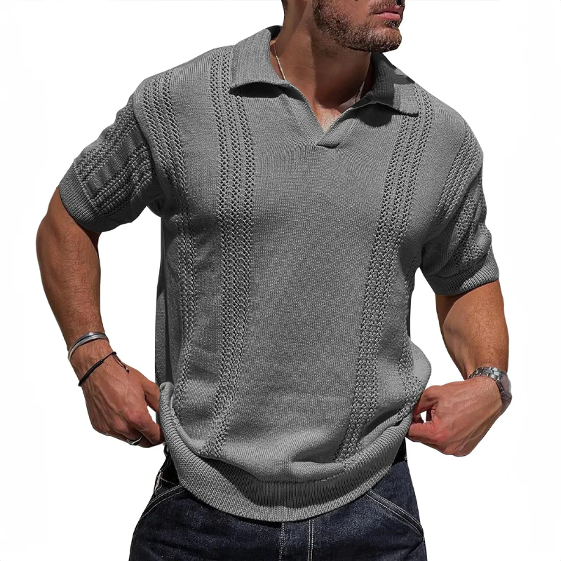 Lightweight Polo Shirt with Cool Mesh Fabric