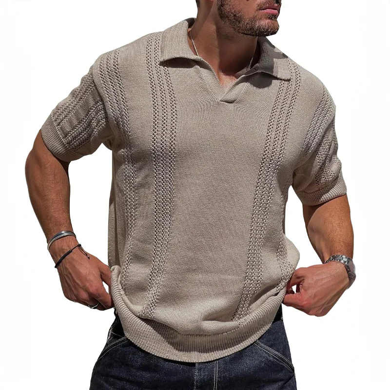 Lightweight Polo Shirt with Cool Mesh Fabric