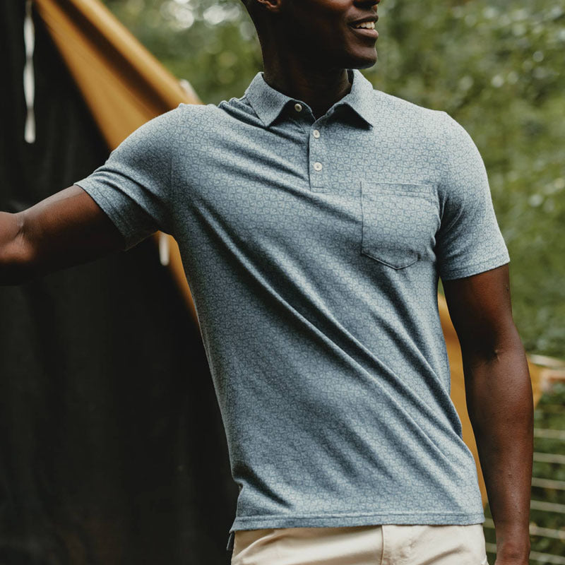Casual Polo Shirt with Pocket and Soft Fabric