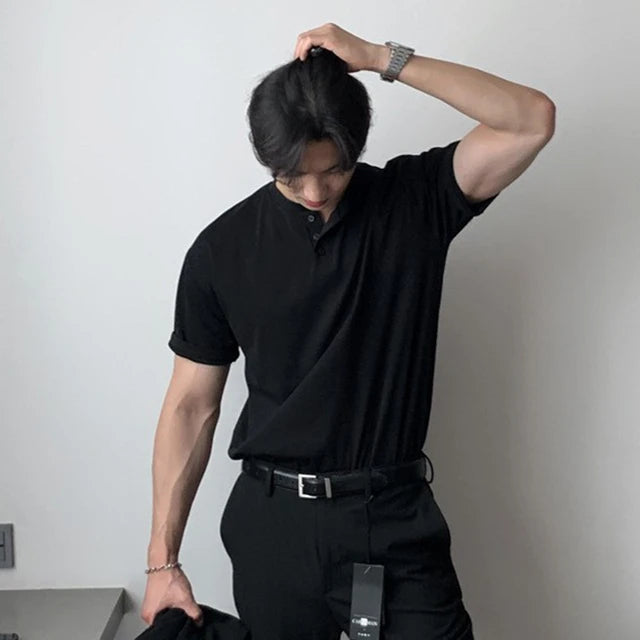 Slim Fit Polo Shirt with Classic Collar Style