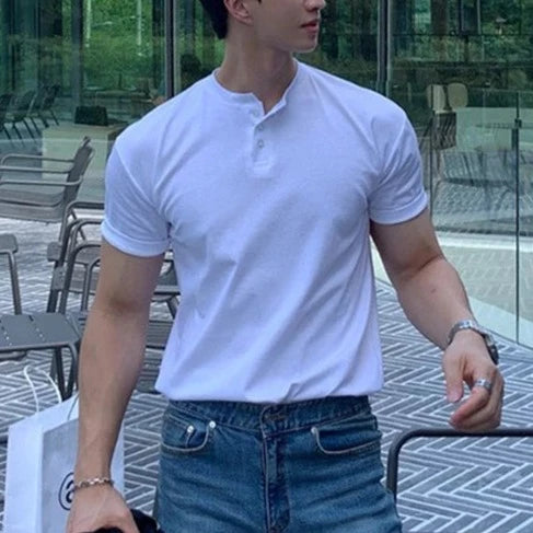 Slim Fit Polo Shirt with Classic Collar Style