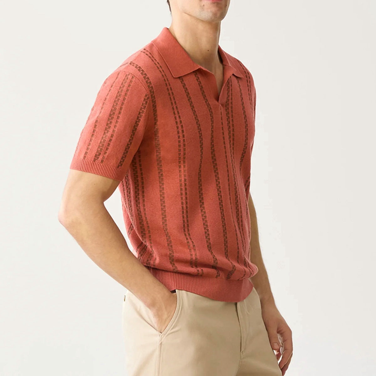 Comfortable V Neck Polo Shirt for Active Wear