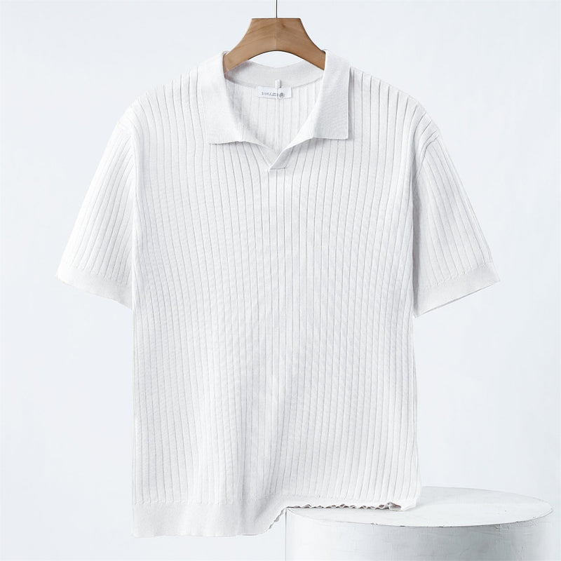 Comfortable Fit Polo Shirt with Soft Stretch Fabric