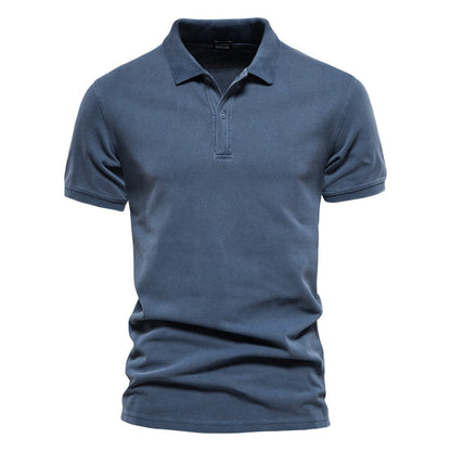 Classic Fit Polo Shirt with Soft Collar