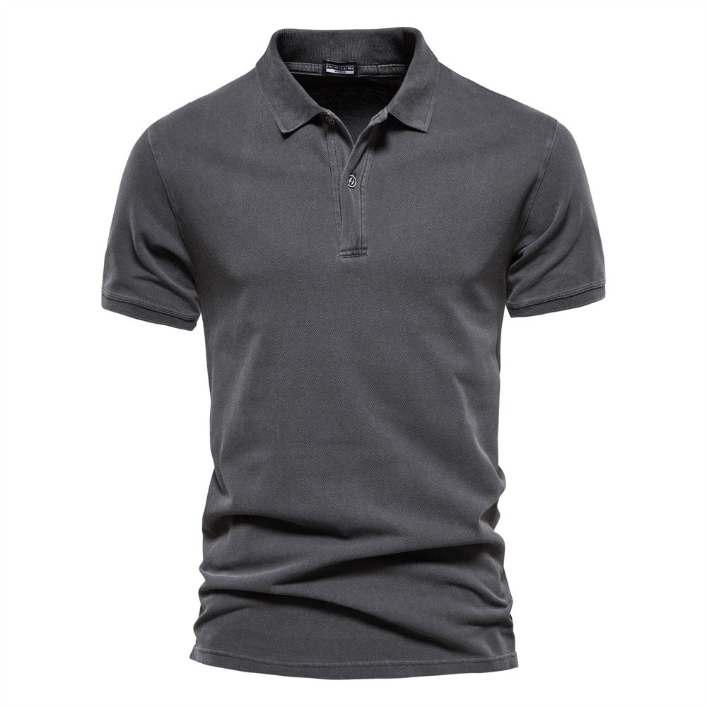 Classic Fit Polo Shirt with Soft Collar