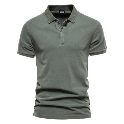 Classic Fit Polo Shirt with Soft Collar