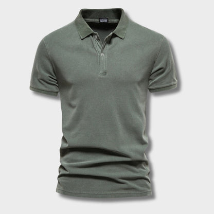 Classic Fit Polo Shirt with Soft Collar - OutfitLondon