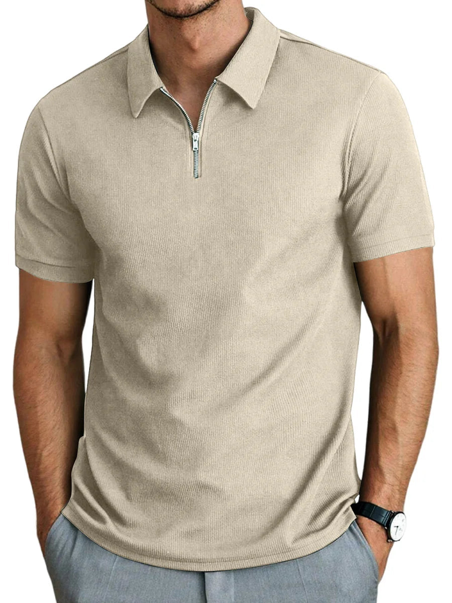 Breathable Polo Shirt - Casual Loose Fit