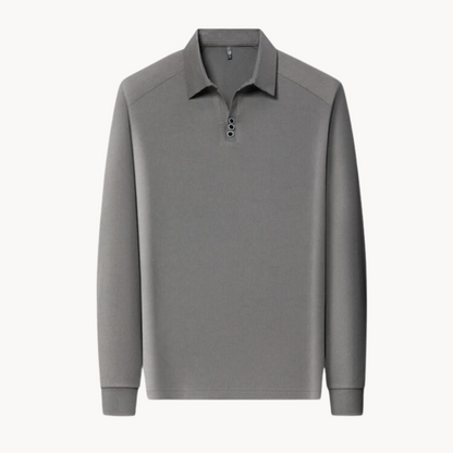 Comfortable Long Sleeve Polo Shirt Breathable Fit