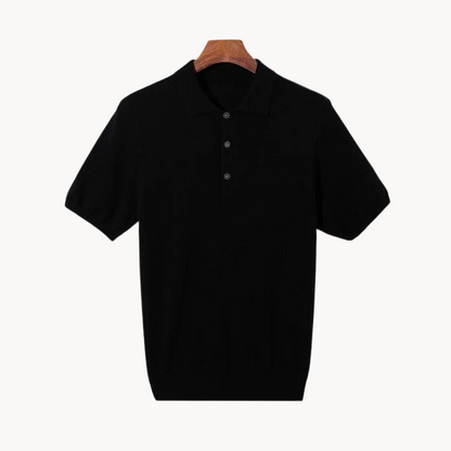 Comfortable Cotton Blend Casual Polo Shirt