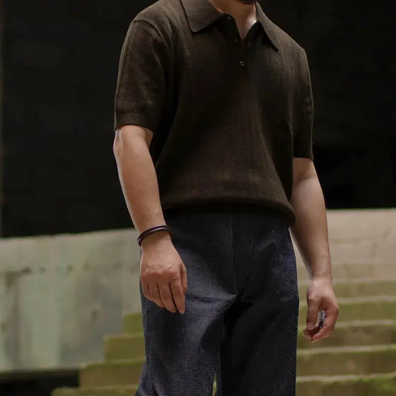 Breathable Polo Shirt with Moisture Wicking Collar