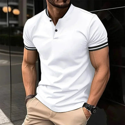 Classic Fit Polo Shirt - Soft Stretchy Collar