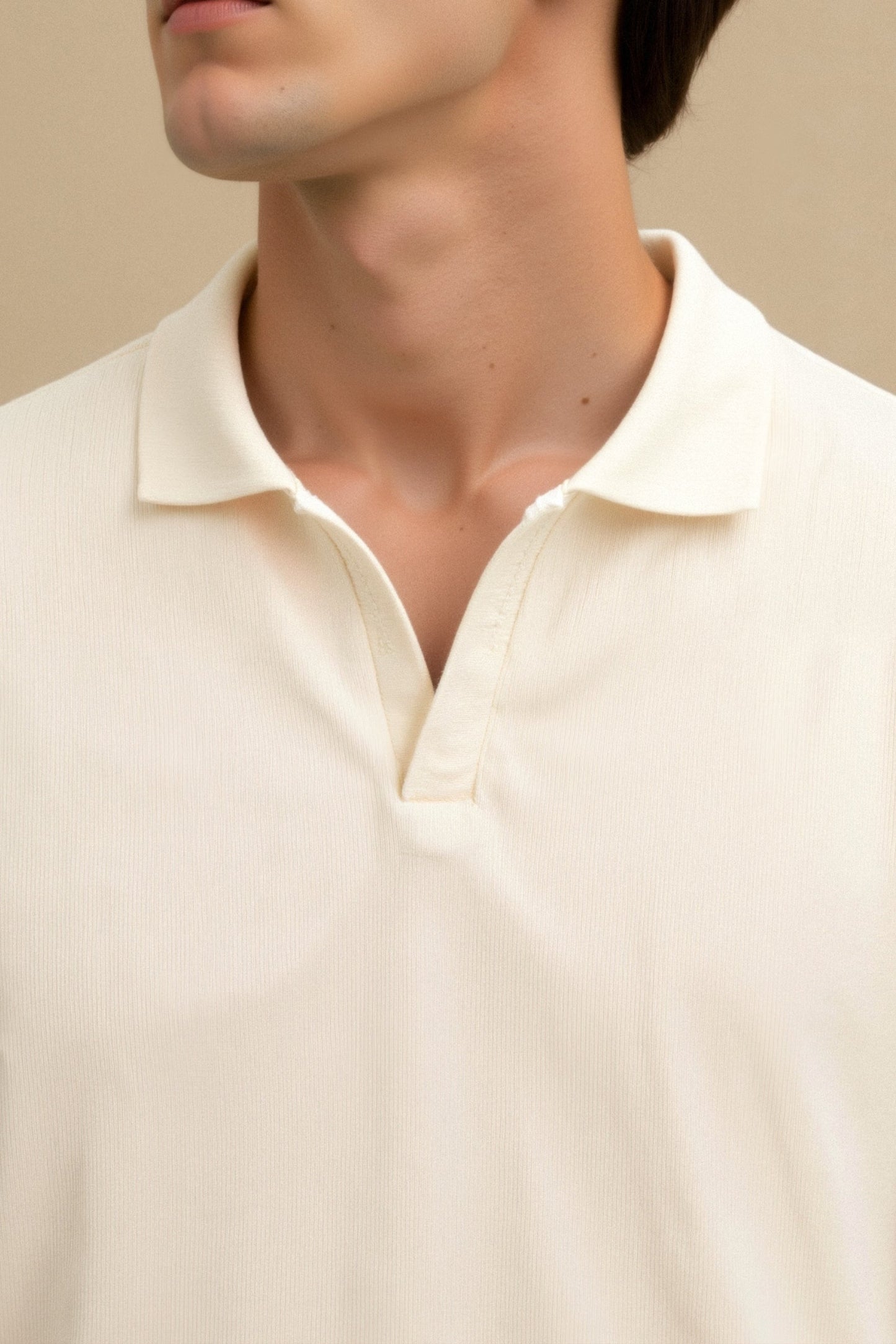 Classic Fit Polo Shirt - Ribbed Trim