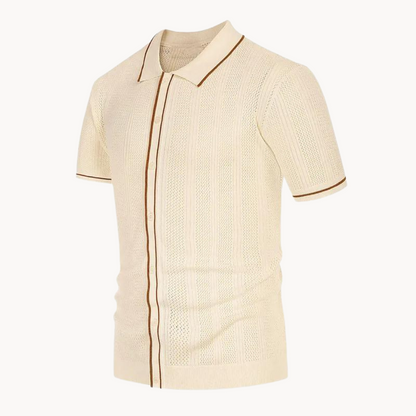 Comfortable Short Sleeve Polo Shirt with Relaxed Fit