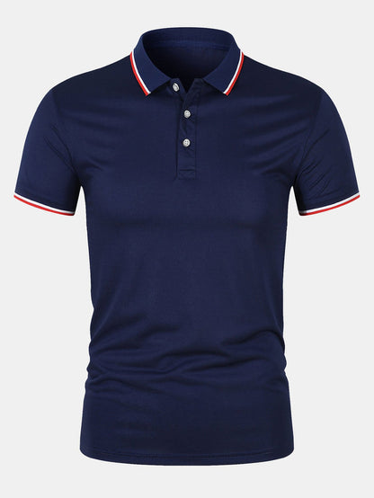 Classic Fit Polo Shirt with Soft Breathable Fabric