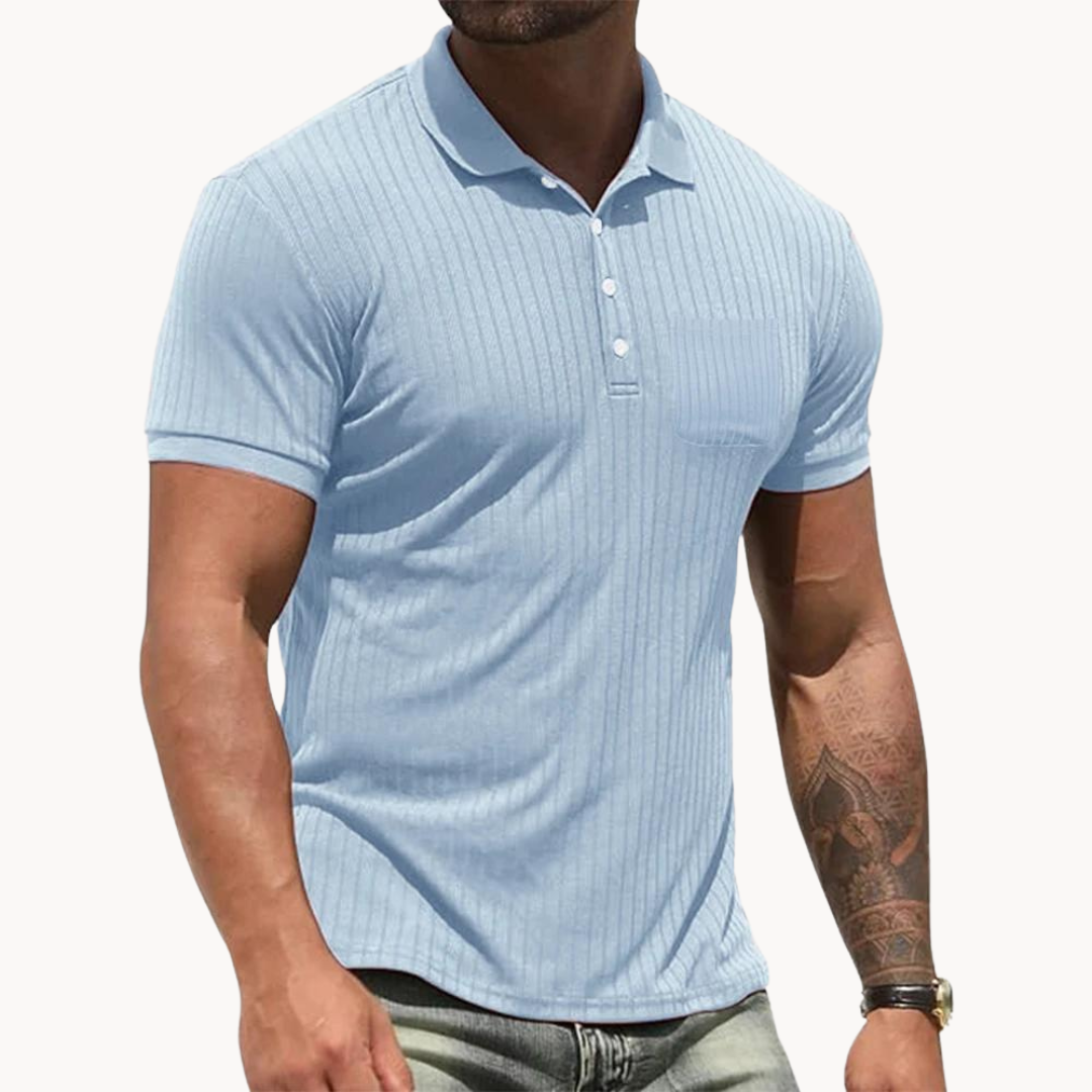 Classic Fit Casual Polo Shirt - OutfitLondon