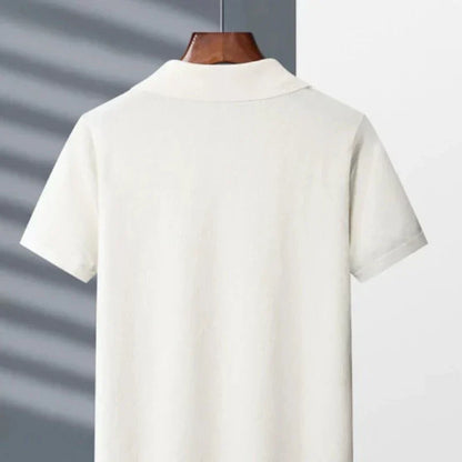 Comfortable Fit Polo Shirt with Relaxed Collar