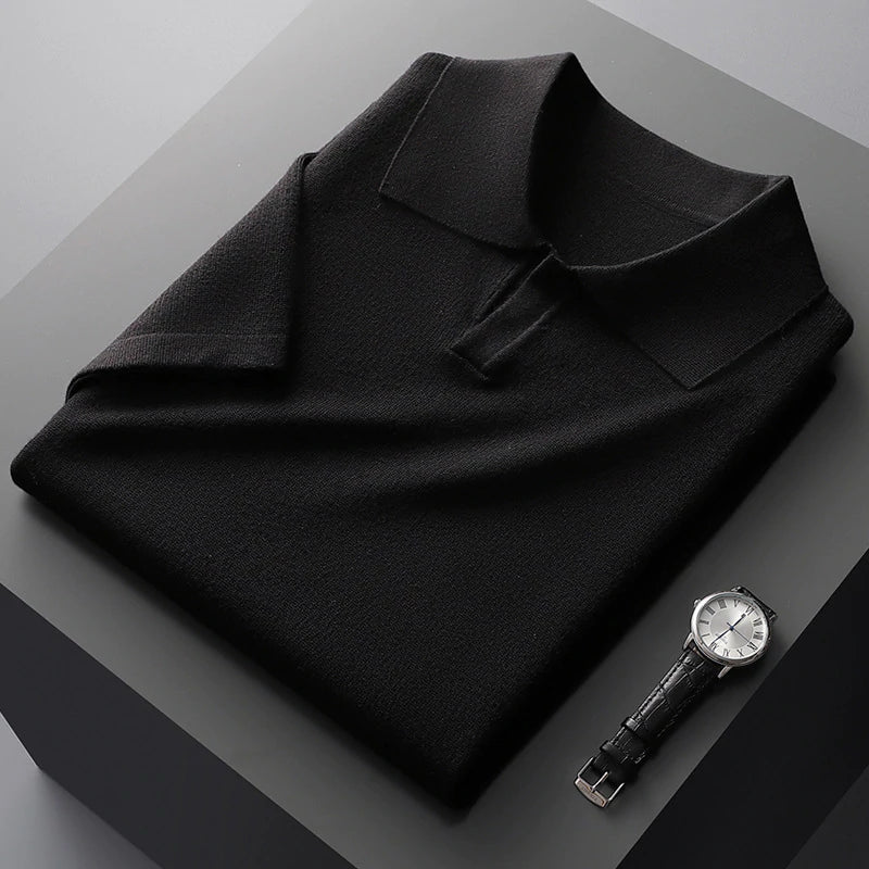 Comfortable Fit Polo Shirt with Relaxed Collar