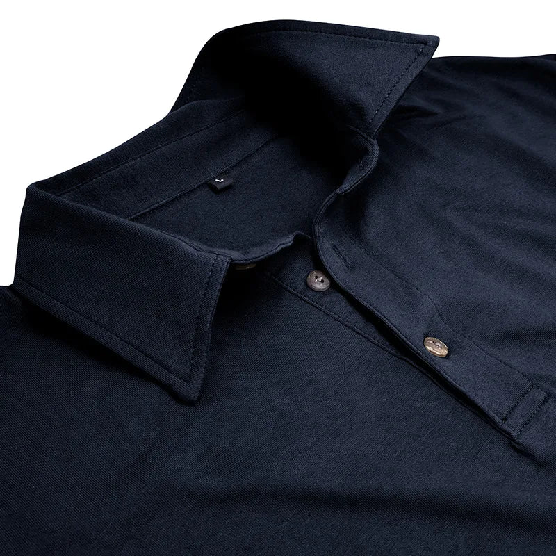 Comfortable Polo Shirt with Relaxed Fit and Airy Design