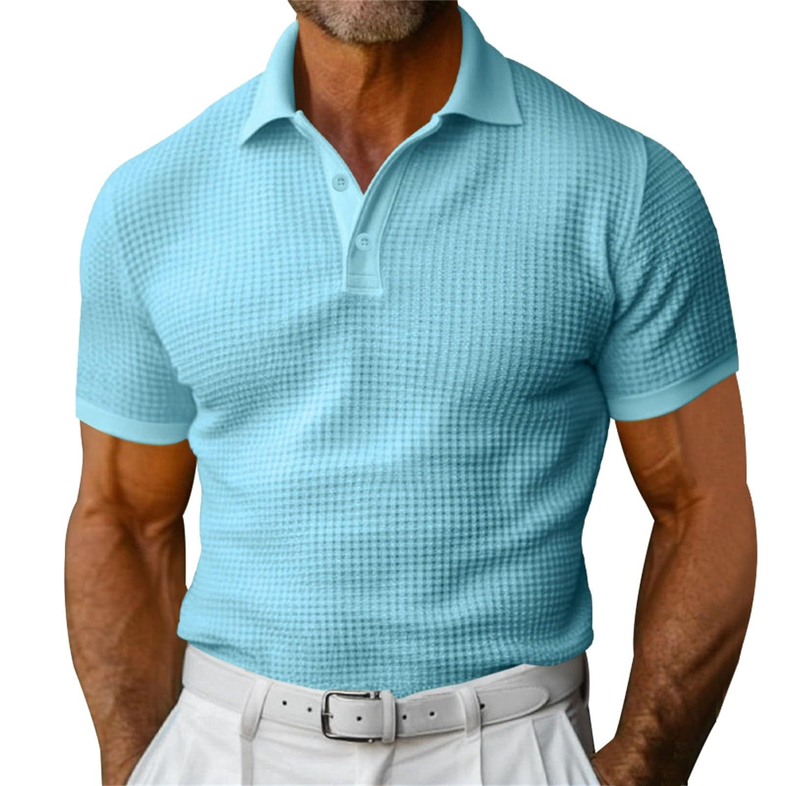Slim Fit Polo Shirt - Classic Stylish Breathable Design - OutfitLondon