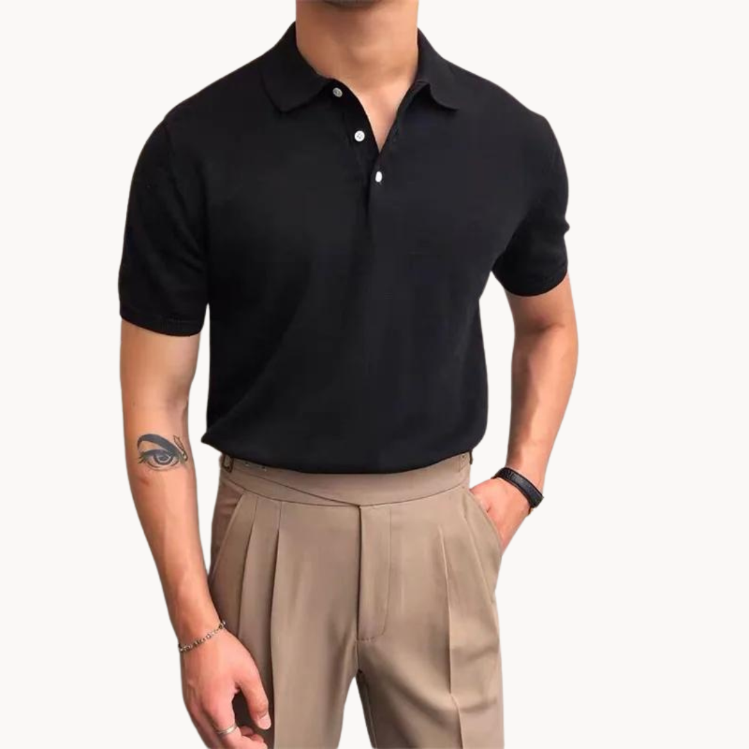 Classic Fit Polo Shirt with Comfortable Design