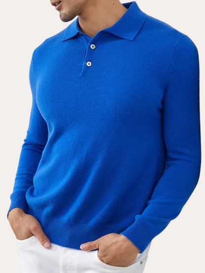 Classic Fit Polo Neck Sweater