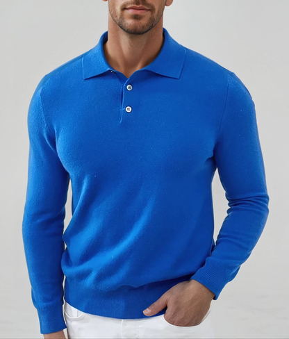 Classic Fit Polo Neck Sweater - OutfitLondon