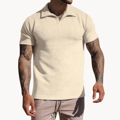 Classic Fit Polo Shirt Stays Crisp