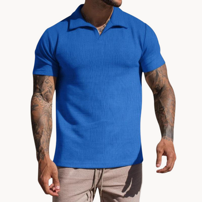 Classic Fit Polo Shirt Stays Crisp