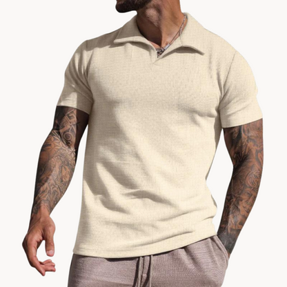 Classic Fit Polo Shirt Stays Crisp