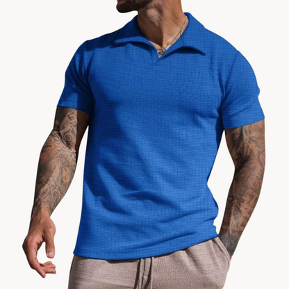 Classic Fit Polo Shirt Stays Crisp