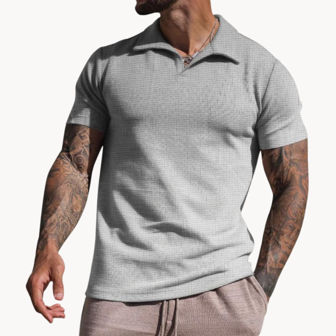 Classic Fit Polo Shirt Stays Crisp - OutfitLondon