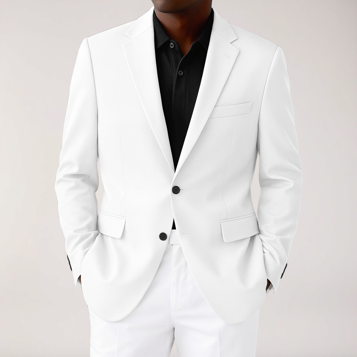 Classic Fit Formal Jacket with Safe Pockets